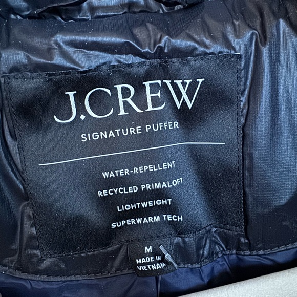 J. Crew, Villa puffer coat with PrimaLoft, Black, M - Picture 5 of 6